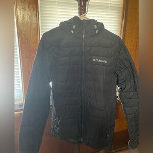 Columbia Men's Quilted Black Puffer Jacket( size: s)